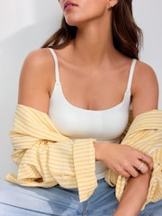 White Hidden Support Cami Top - Image 4 of 7
