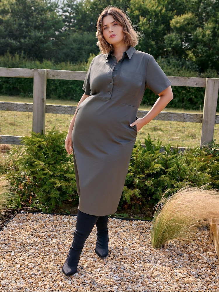 Live Unlimited Baumwoll-Utility-Kleid - Bild 1 von 6