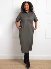 Live Unlimited Baumwoll-Utility-Kleid - Bild 3 von 6