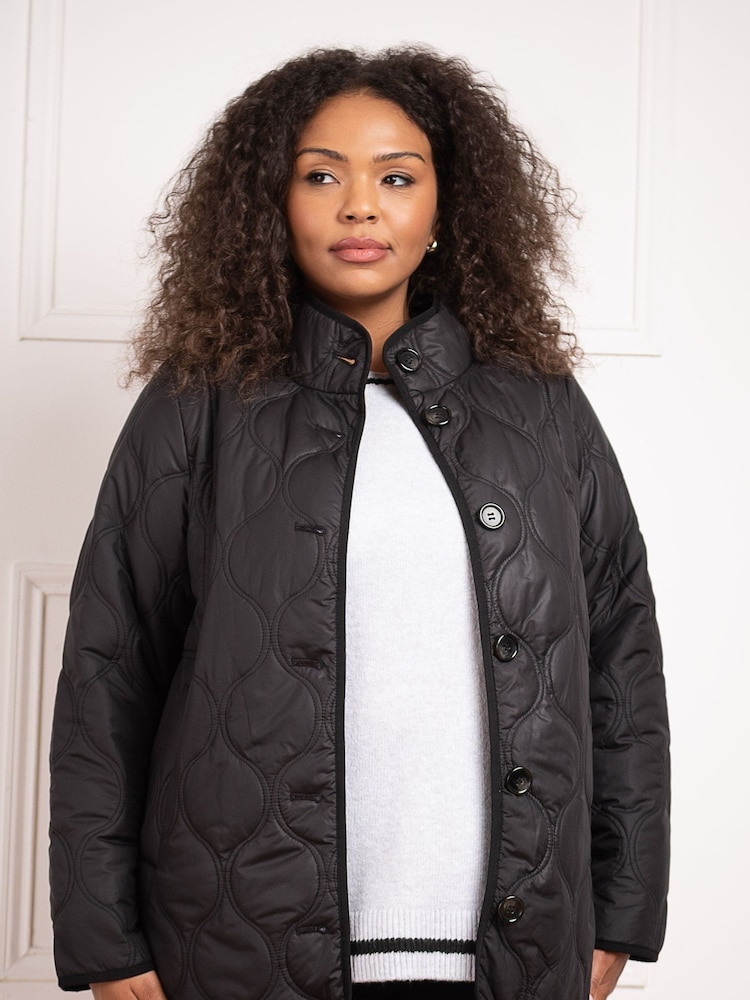 Live Unlimited Black Quilted Jacket - Image 1 of 3