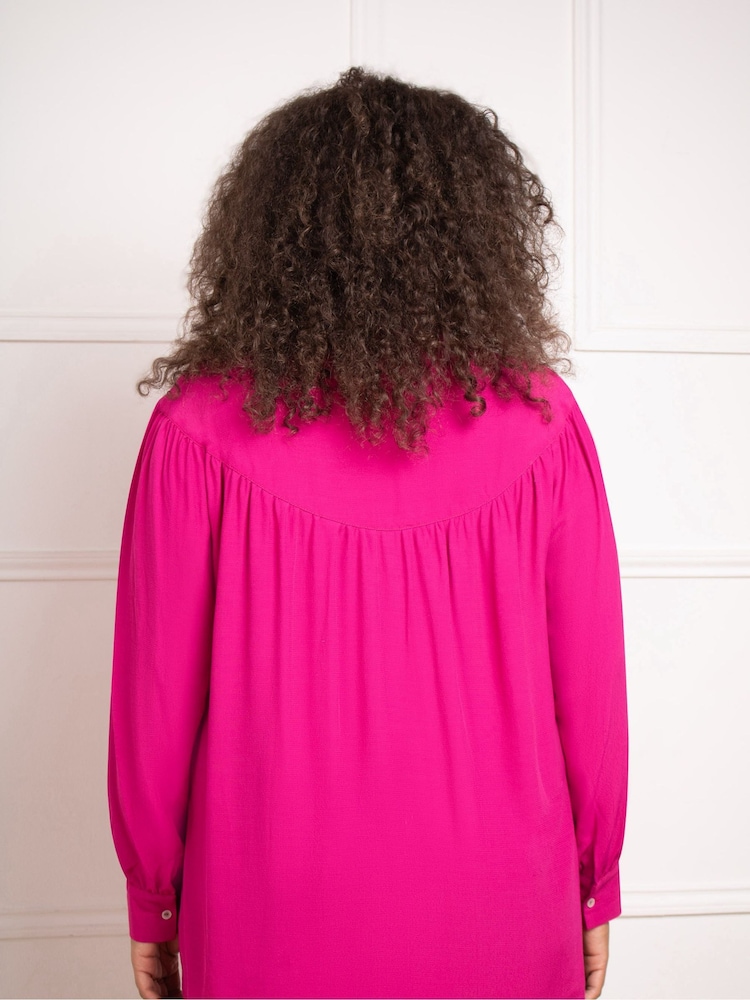 Live Unlimited Curve Bluse mit Ziernähten - Bild 4 von 4