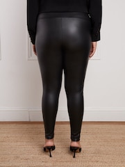 Live Unlimited Black Faux Leather Leggings - Image 2 of 3