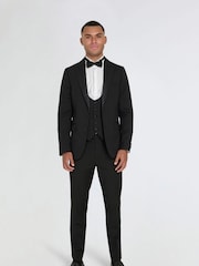 Harry Brown Black Oliver Wool Dinner Suit: Jacket - Image 1 of 4