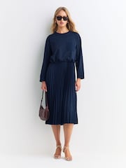 Weekend MaxMara Blue Scatola Dress - Image 1 of 5