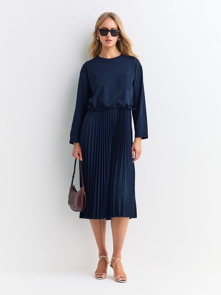 Weekend MaxMara Blue Scatola Dress - Image 1 of 5