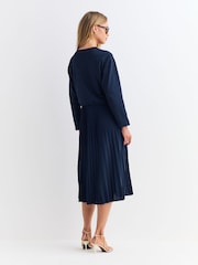 Weekend MaxMara Blue Scatola Dress - Image 3 of 5