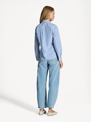 Weekend MaxMara Blue Bahamas Shirt - Image 3 of 6