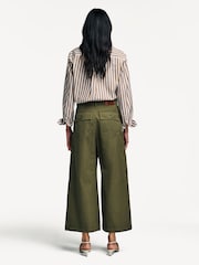 Weekend MaxMara Green Quiz Trousers - Image 3 of 6
