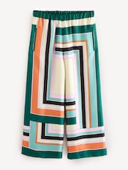 Weekend MaxMara Green Ottavo Trousers - Image 6 of 11
