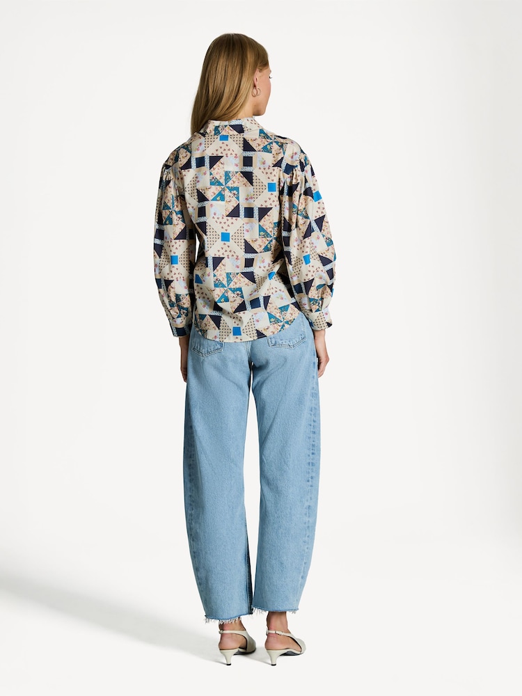 Weekend MaxMara Cream Mescal Shirt - Image 2 of 6