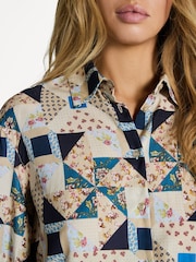 Weekend MaxMara Cream Mescal Shirt - Image 5 of 6