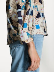 Weekend MaxMara Cream Mescal Shirt - Image 6 of 6