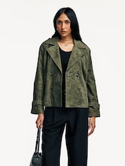 Weekend MaxMara Green Oblato Jacket - Image 1 of 4