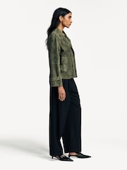 Weekend MaxMara Green Oblato Jacket - Image 2 of 4