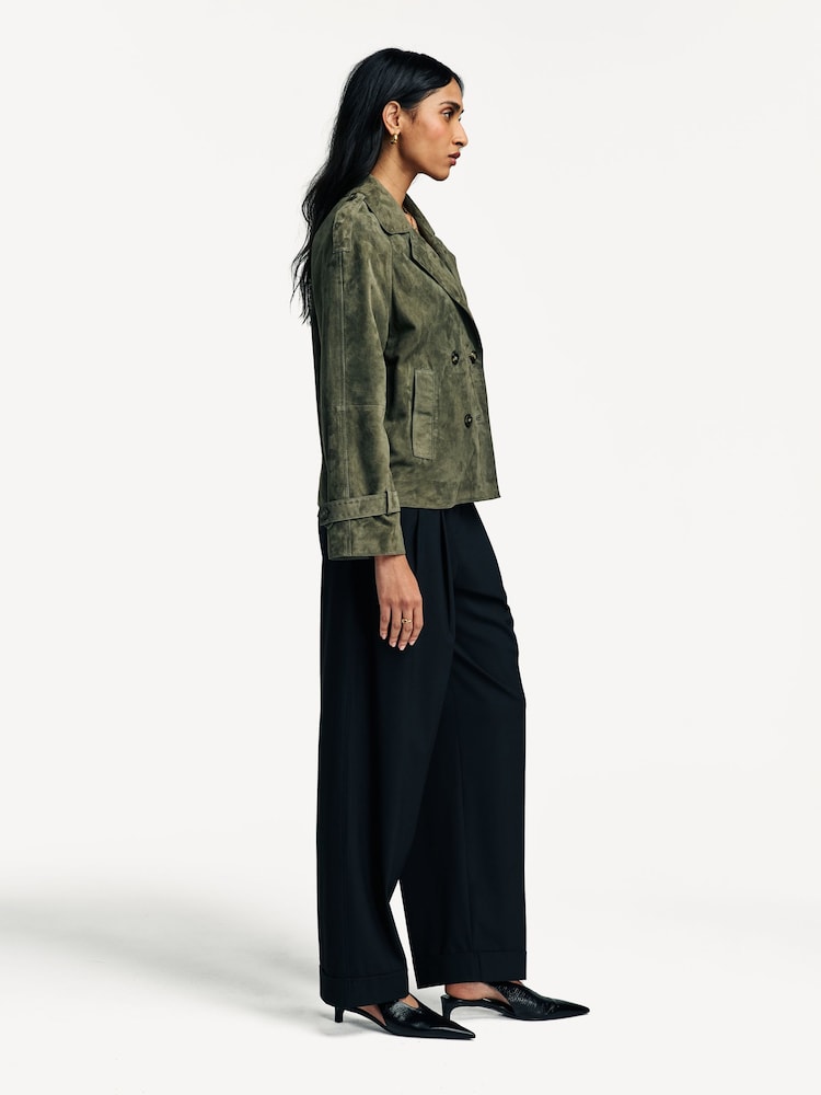 Weekend MaxMara Green Oblato Jacket - Image 2 of 4