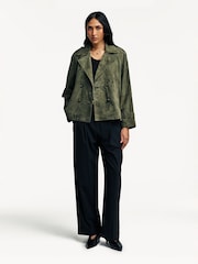 Weekend MaxMara Green Oblato Jacket - Image 3 of 4