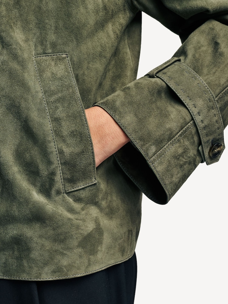 Weekend MaxMara Green Oblato Jacket - Image 4 of 4