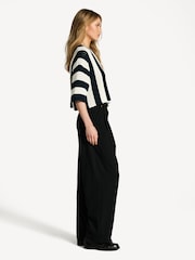 Weekend MaxMara Navy Pinstripe Pleiadi Sweater - Image 3 of 6