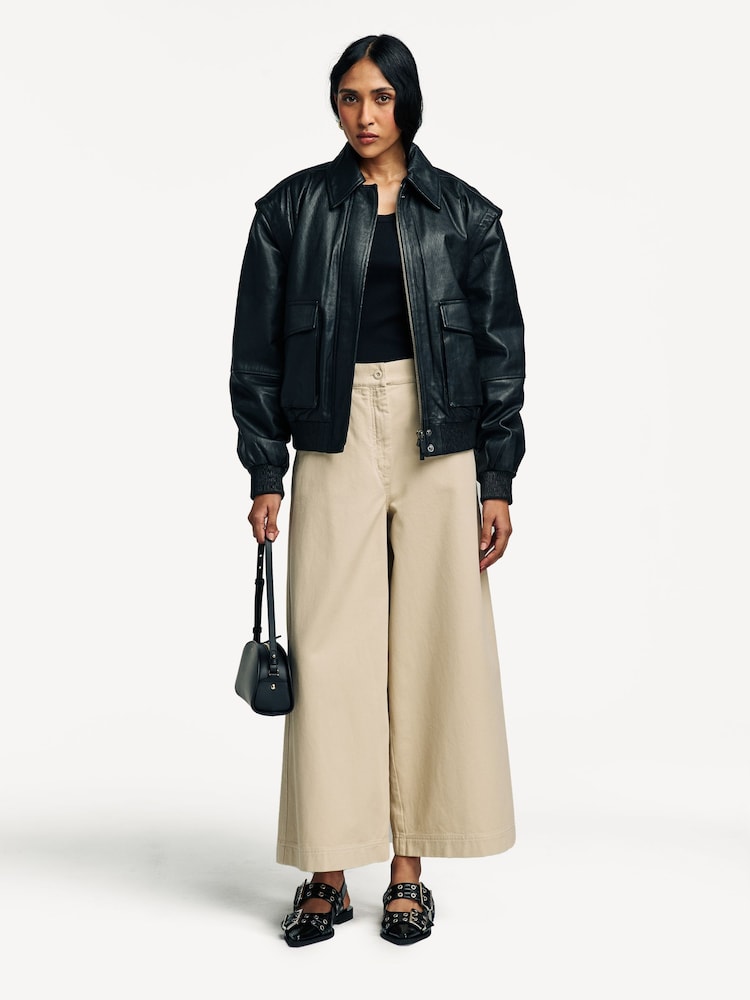 Weekend MaxMara Cream Disco Trousers - Image 1 of 5