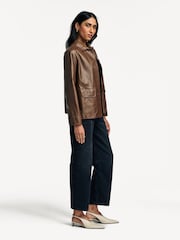 Weekend MaxMara Brown Kaya Jacket - Image 3 of 6