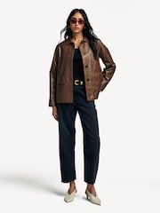 Weekend MaxMara Brown Kaya Jacket - Image 4 of 6