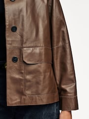Weekend MaxMara Brown Kaya Jacket - Image 5 of 6