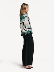 Weekend MaxMara Green Formia Shirt - Image 2 of 9