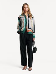 Weekend MaxMara Green Formia Shirt - Image 4 of 9