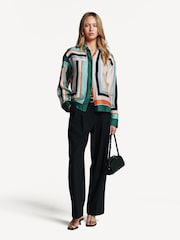 Weekend MaxMara Green Formia Shirt - Image 8 of 9