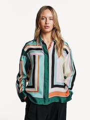 Weekend MaxMara Green Formia Shirt - Image 9 of 9