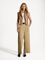 Weekend MaxMara Brown Nebbie Trousers - Image 1 of 6