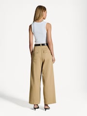 Weekend MaxMara Brown Nebbie Trousers - Image 3 of 6