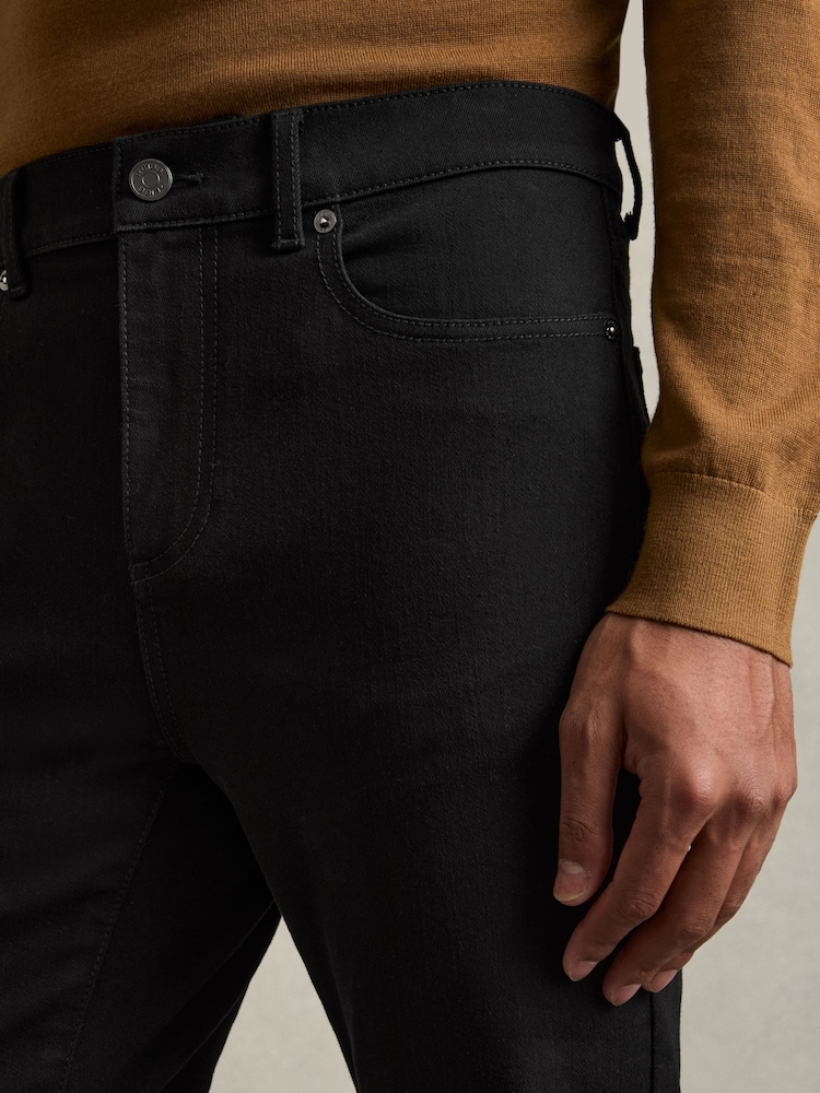 Reiss Stay Black Bleaker Skinny-Fit Jeans - Image 4 of 6