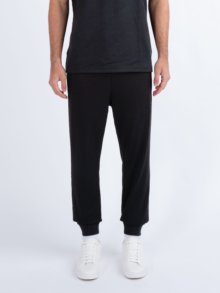 Luke 1977 Dawson Black Joggers - Image 1 of 7