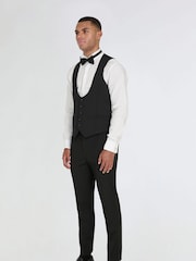 Harry Brown Black Oliver Wool Dinner Suit: Waistcoat - Image 3 of 3