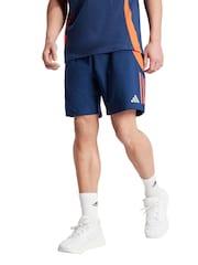 adidas Blue Manchester United Training Down Time Shorts - Image 1 of 3