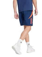 adidas Blue Manchester United Training Down Time Shorts - Image 2 of 3