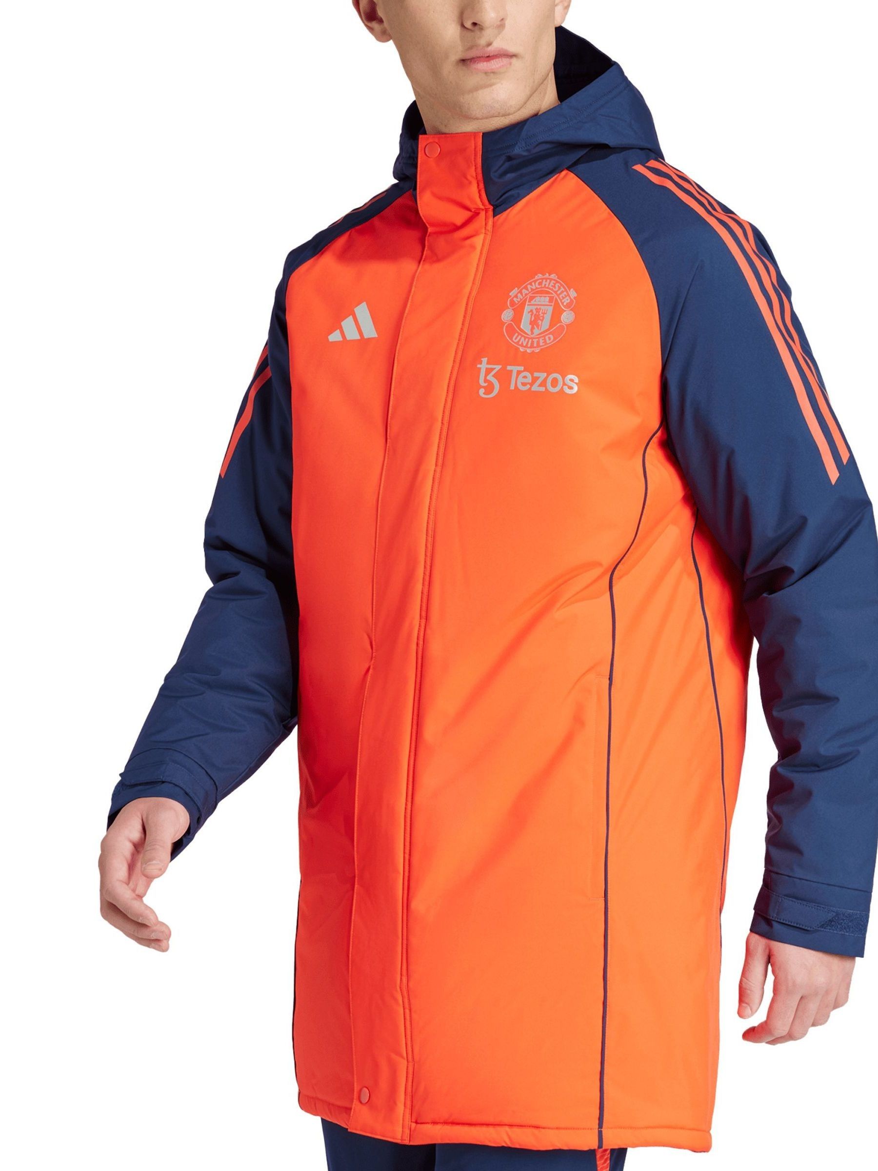 Buy adidas Red Manchester United Staff Stadium Parka Jacket Womens from Next Luxembourg