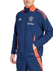 adidas Blue Manchester United Training Presentation Jacket - Image 1 of 3