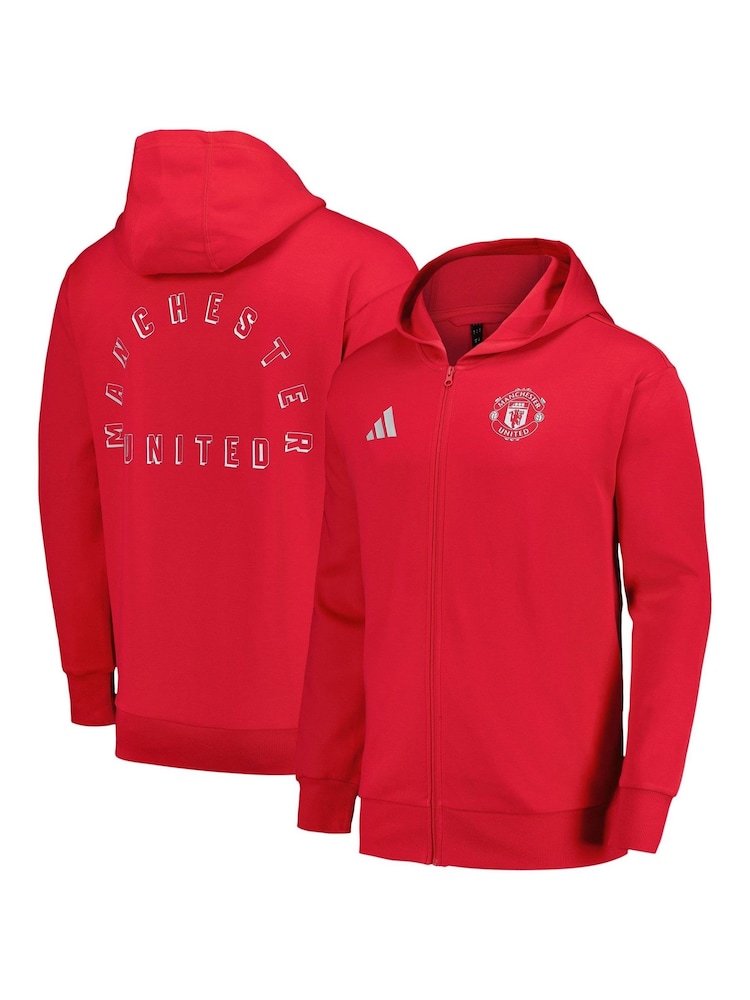 adidas Red Manchester United Anthem Jacket - Image 1 of 3