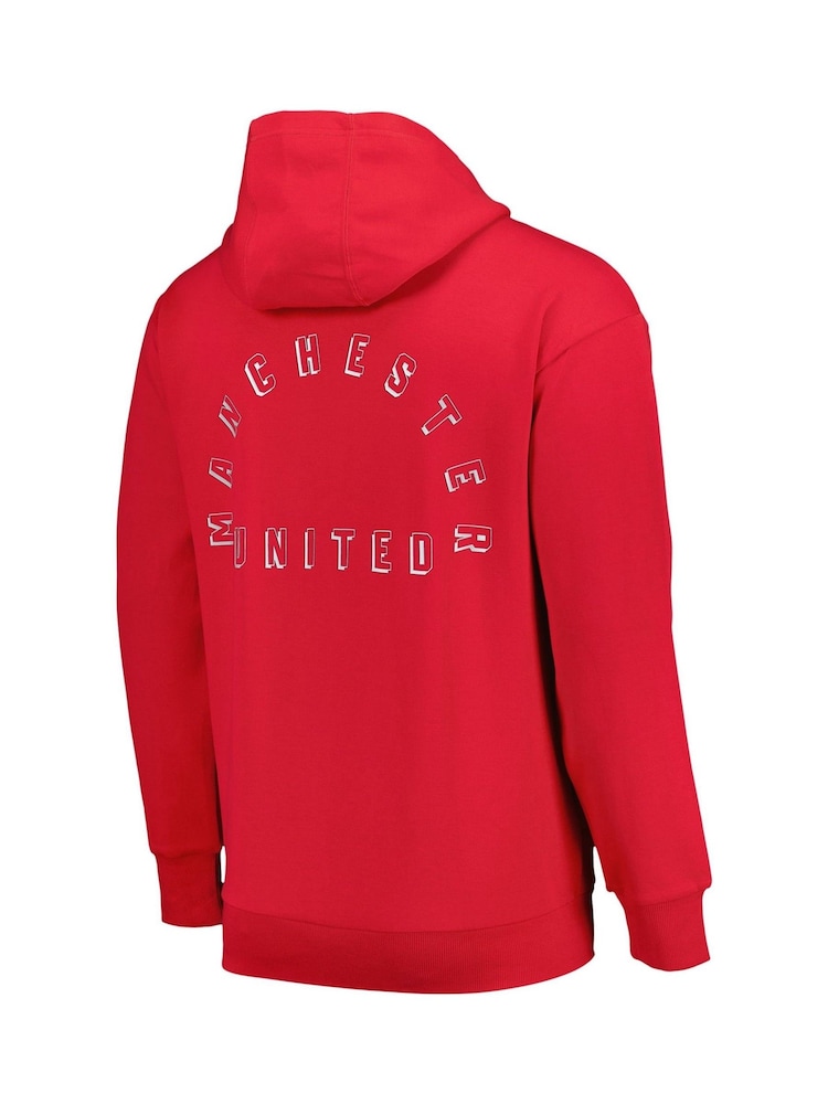 adidas Red Manchester United Anthem Jacket - Image 3 of 3 adidas Red Manchester United Anthem Jacket - Image 3 of 3