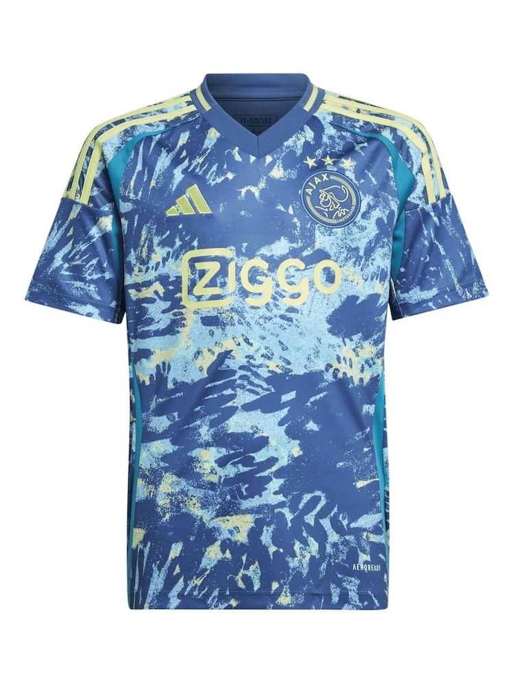 adidas Blue Kids Ajax Away Shirt 2024-25 - Image 2 of 3