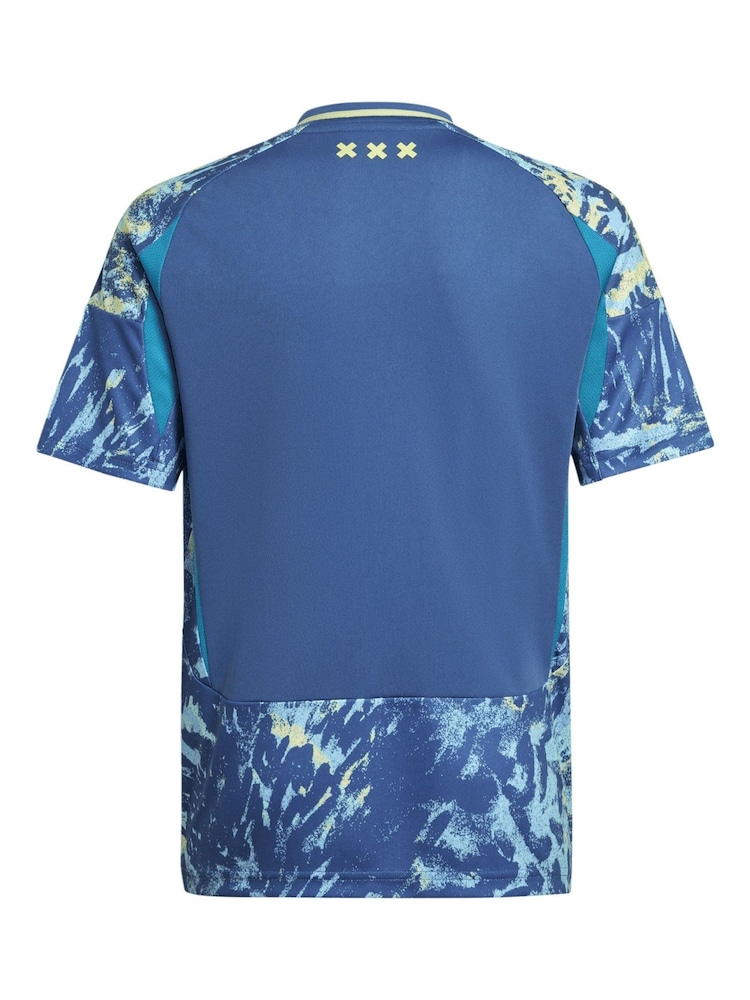 adidas Blue Kids Ajax Away Shirt 2024-25 - Image 3 of 3