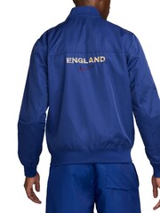 Nike Blue England Woven Bomber Jacket - Image 2 of 3