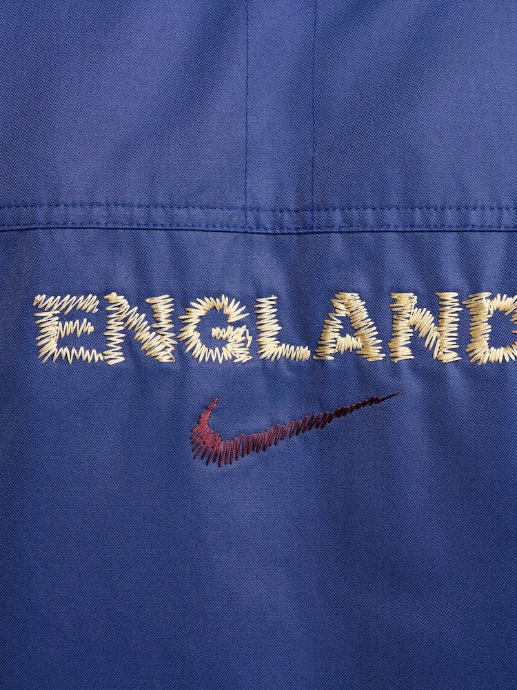 Nike Blue England Woven Bomber Jacket - Image 3 of 3