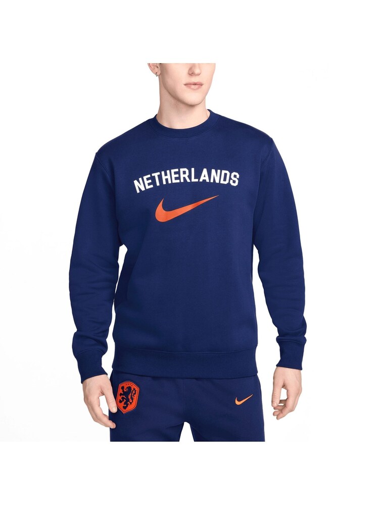 Nike Blue Netherlands Club Crew Sweatshirt - Image 1 of 3