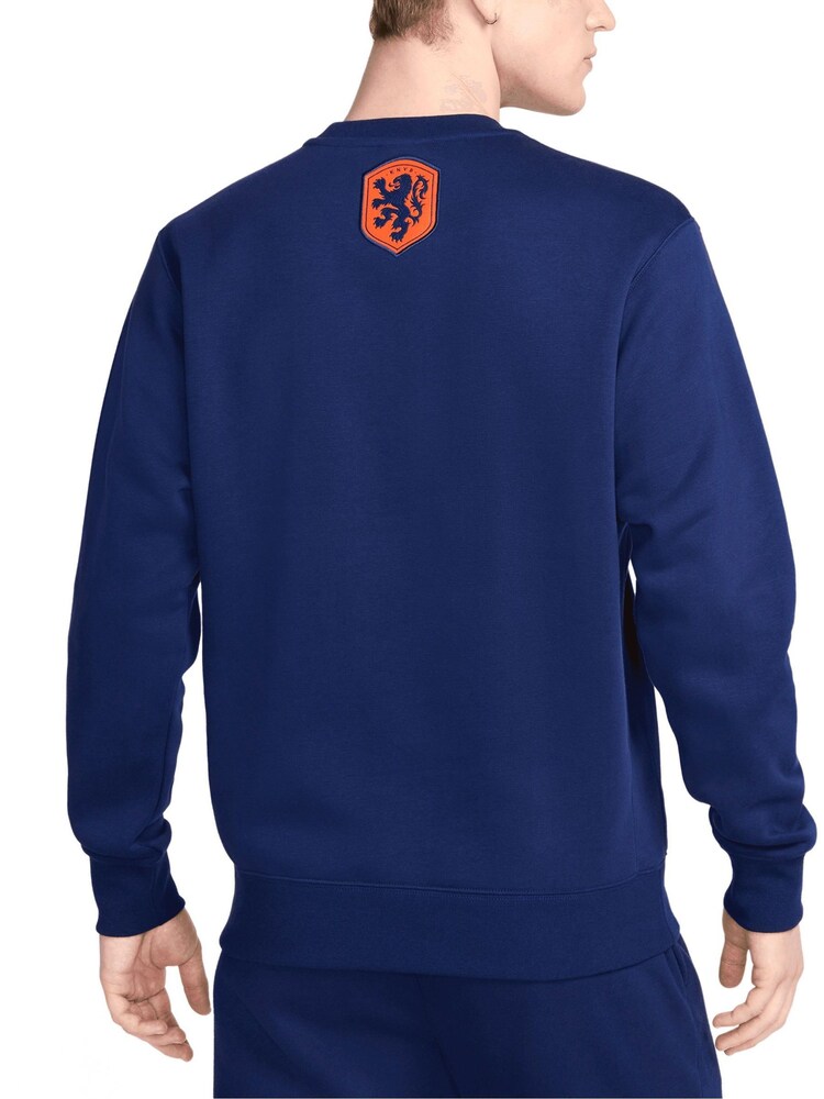Nike Blue Netherlands Club Crew Sweatshirt - Image 2 of 3