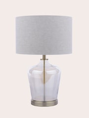 Laura Ashley Antique Brass Ockley Touch Table Lamp - Image 4 of 6
