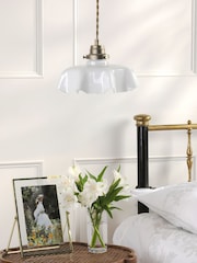 Laura Ashley Off White Banham Pendant Ceiling Light - Image 2 of 7