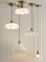 Laura Ashley Off White Banham Pendant Ceiling Light - Image 7 of 7